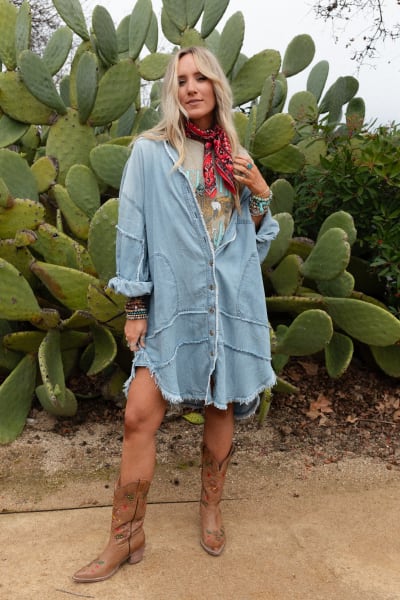Southern Flair 3 Piece Bundle in Washed Denim from 3BN