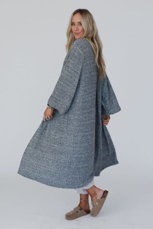 The Nest Moonlight Hug Cardigan in Black from Three Bird Nest