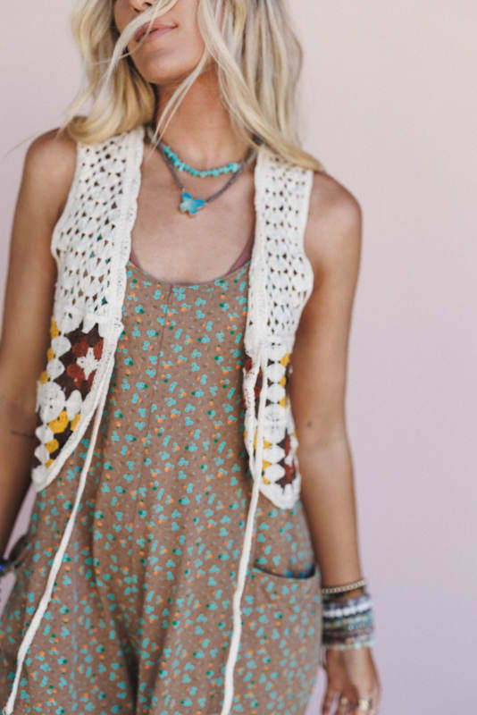 Whimsy Wildflower 2 Piece Boho Bundle in Mocha from Three Bird Nest