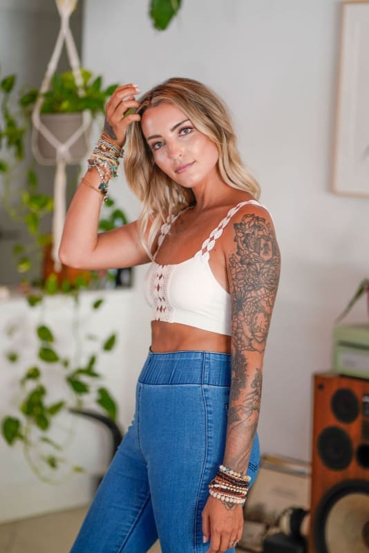 Imagine That Bralette - Ivory - Three Bird Nest
