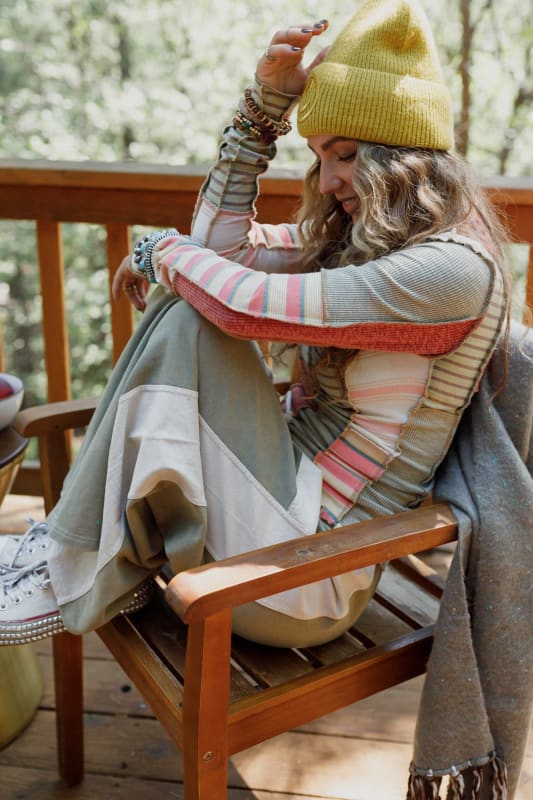 Eclectic Stripes Top in Pink from Three Bird Nest
