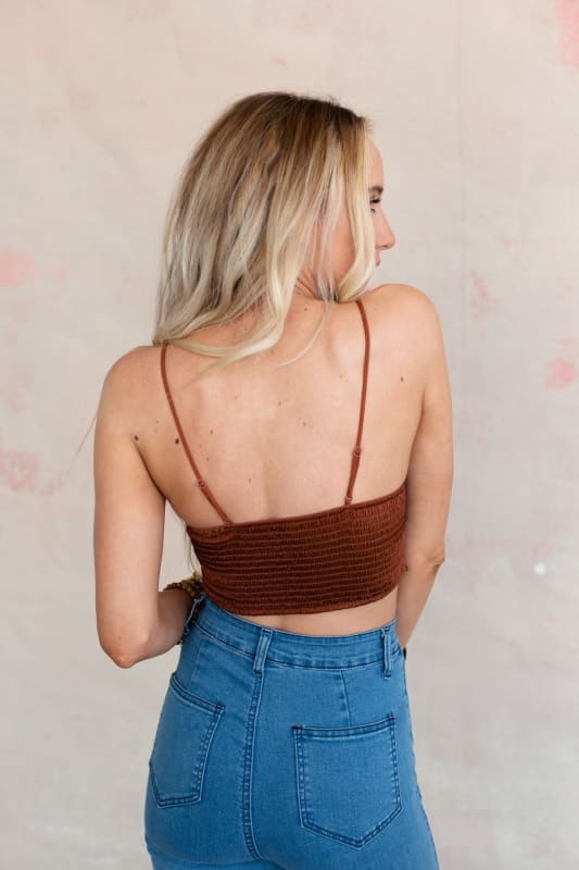 Morgan Lace Bralette - Rust | Holi-Daily - Three Bird Nest