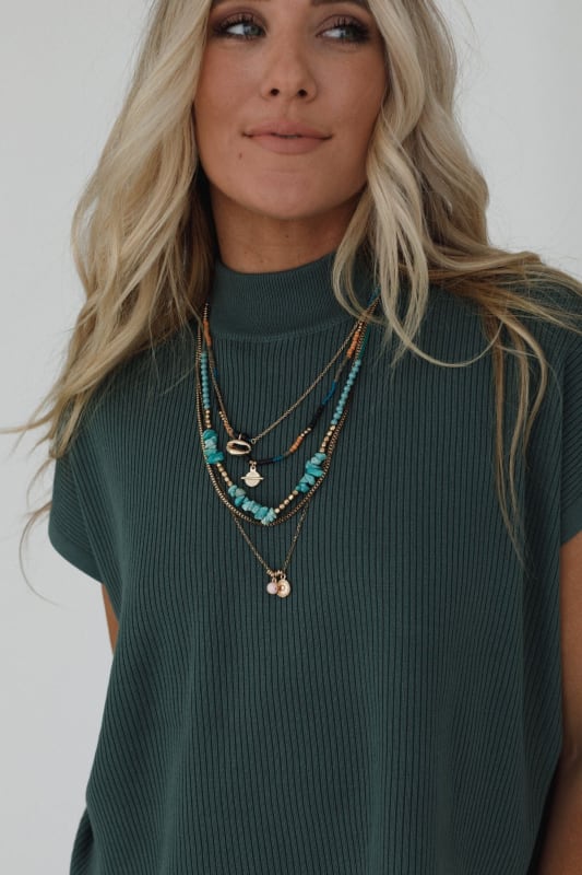turquoise necklace from Bohemian Embrace 3 Piece Bundle in Black from 3BN