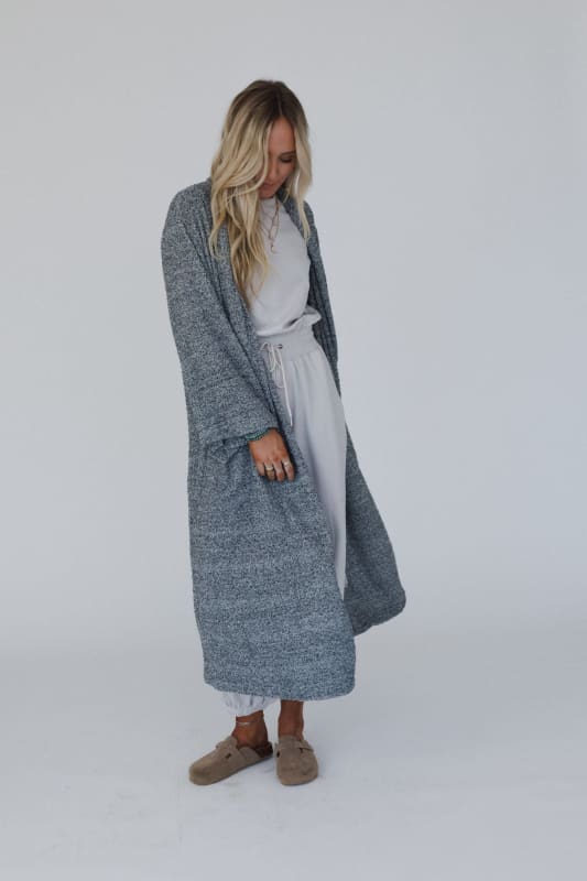 The Nest Moonlight Hug Cardigan in Black from Three Bird Nest
