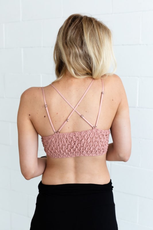 Aranza Lace Bralette - Mauve - Three Bird Nest