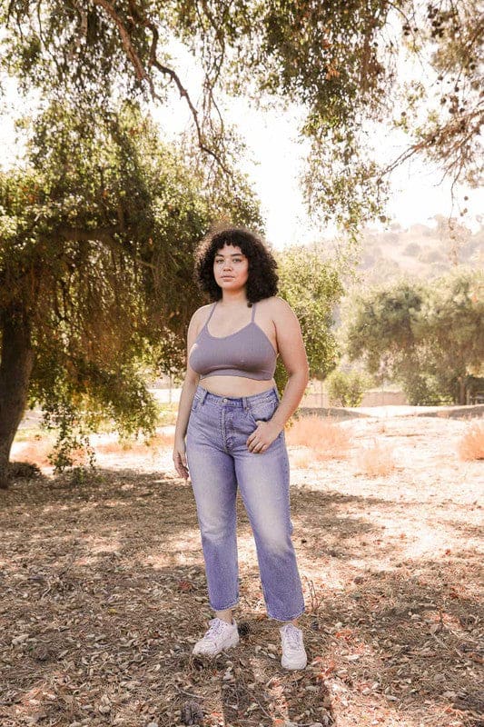 Tattoo Bralette - Gray | CORE - Three Bird Nest
