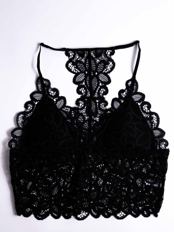 Eye Of The Sun Padded Bralette - Black | CORE - Three Bird Nest