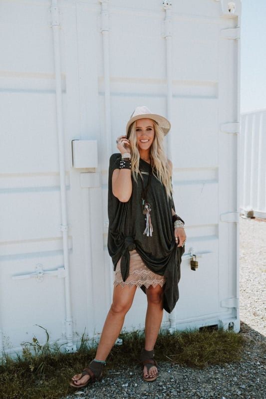 Layering Love Lace Slips - Mocha - Three Bird Nest