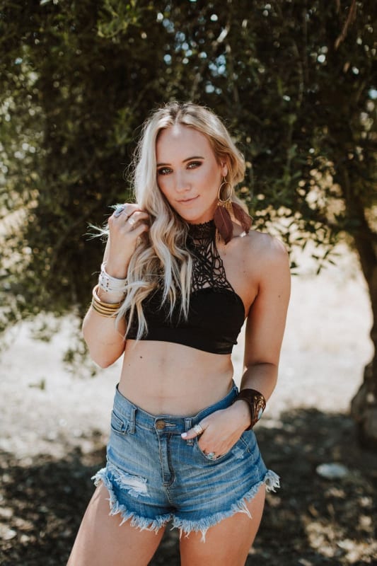 Baroque High Neck Bralette - Black - Three Bird Nest