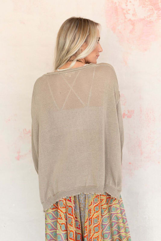 Billowy Day Sweater - Olive | Sweaters - Three Bird Nest